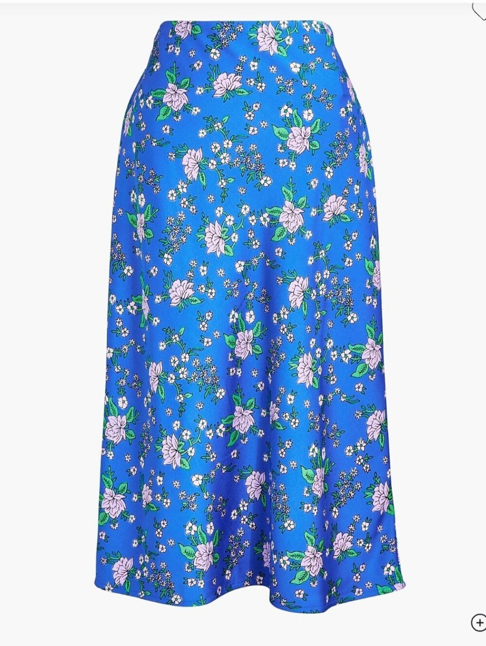 J Crew Factory Bias Floral Midi Slip Skirt, Sz M